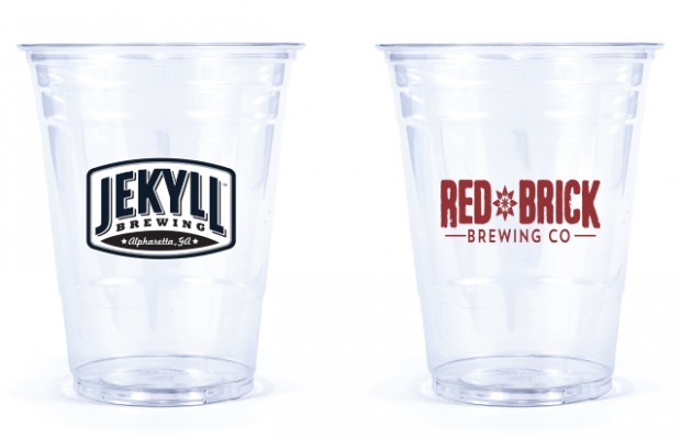 24 oz Custom Plastic Cups with Logo - Your Brand Cafe