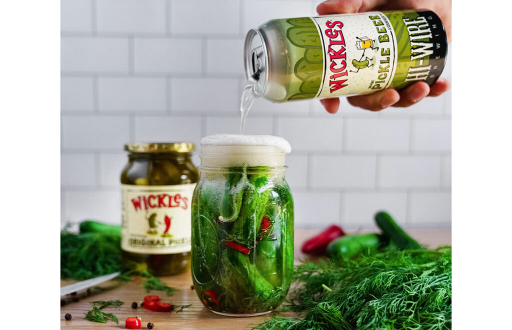 HiWire, Wickles Pickles Announce a Pickle Beer Collaboration Brewer
