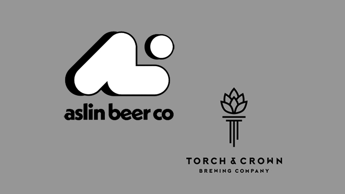 aslin and torch crown logos